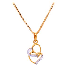 Desire hearts diamond pendant