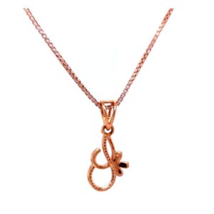 Trio petal flora sparkle pendant