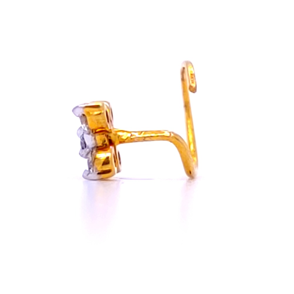 Karnavati five diamond nose pin - Image 3