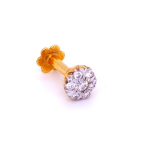 Rajhori seven diamond pipe nosepin