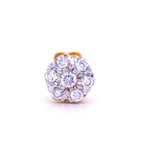 Rajhori seven diamond pipe nosepin