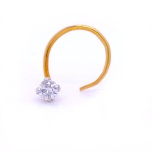 Tara one diamond nose pin
