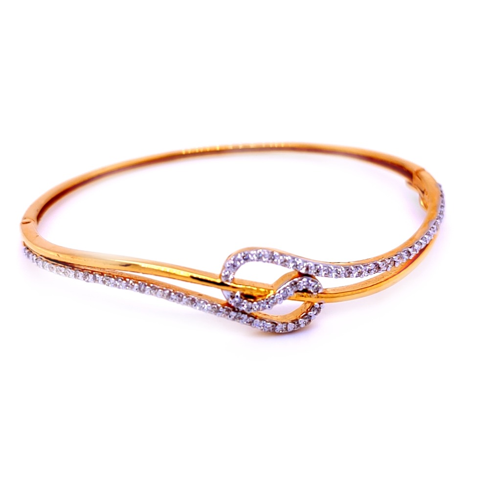 Venesian spiral diamond bracelet - Image 3