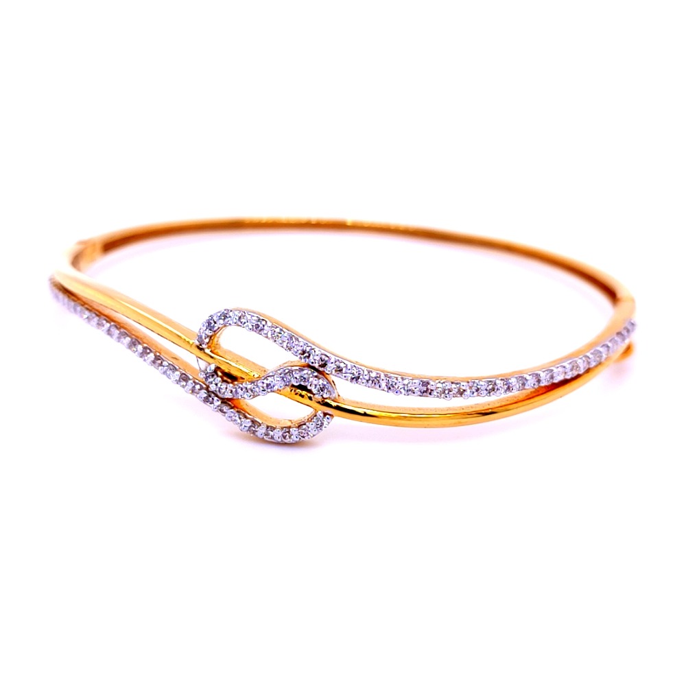 Venesian spiral diamond bracelet - Image 2