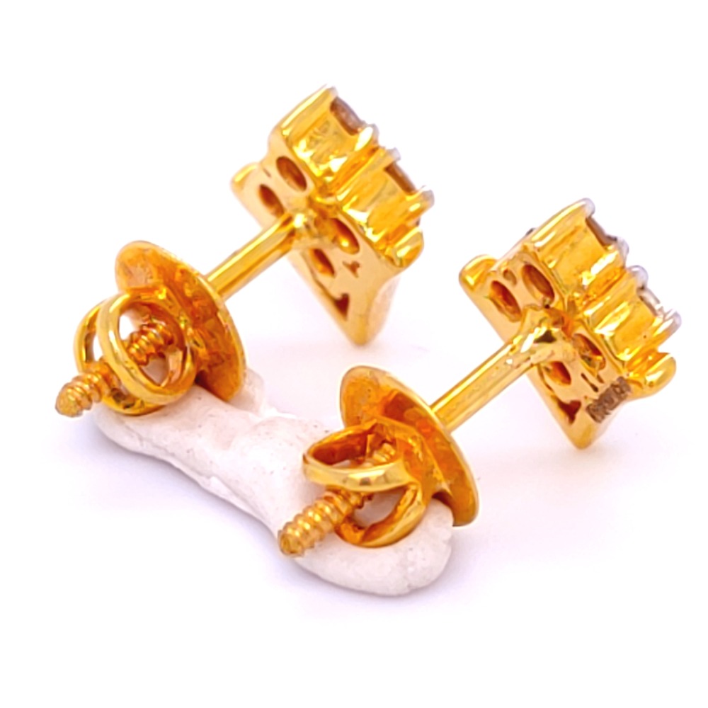 Luzy square diamond earring - Image 4
