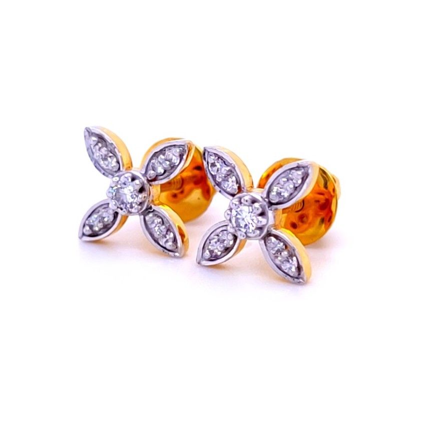 Flamingo four way diamond earring studs - Image 2