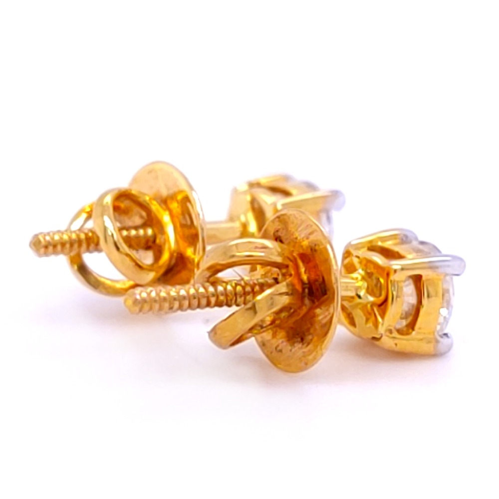 Sun shine diamond half carat diamond studs for her - Image 4