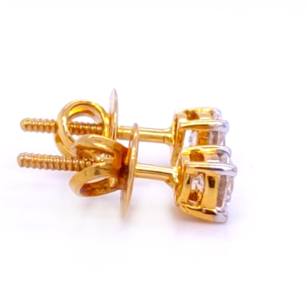 Sun shine diamond half carat diamond studs for her - Image 3