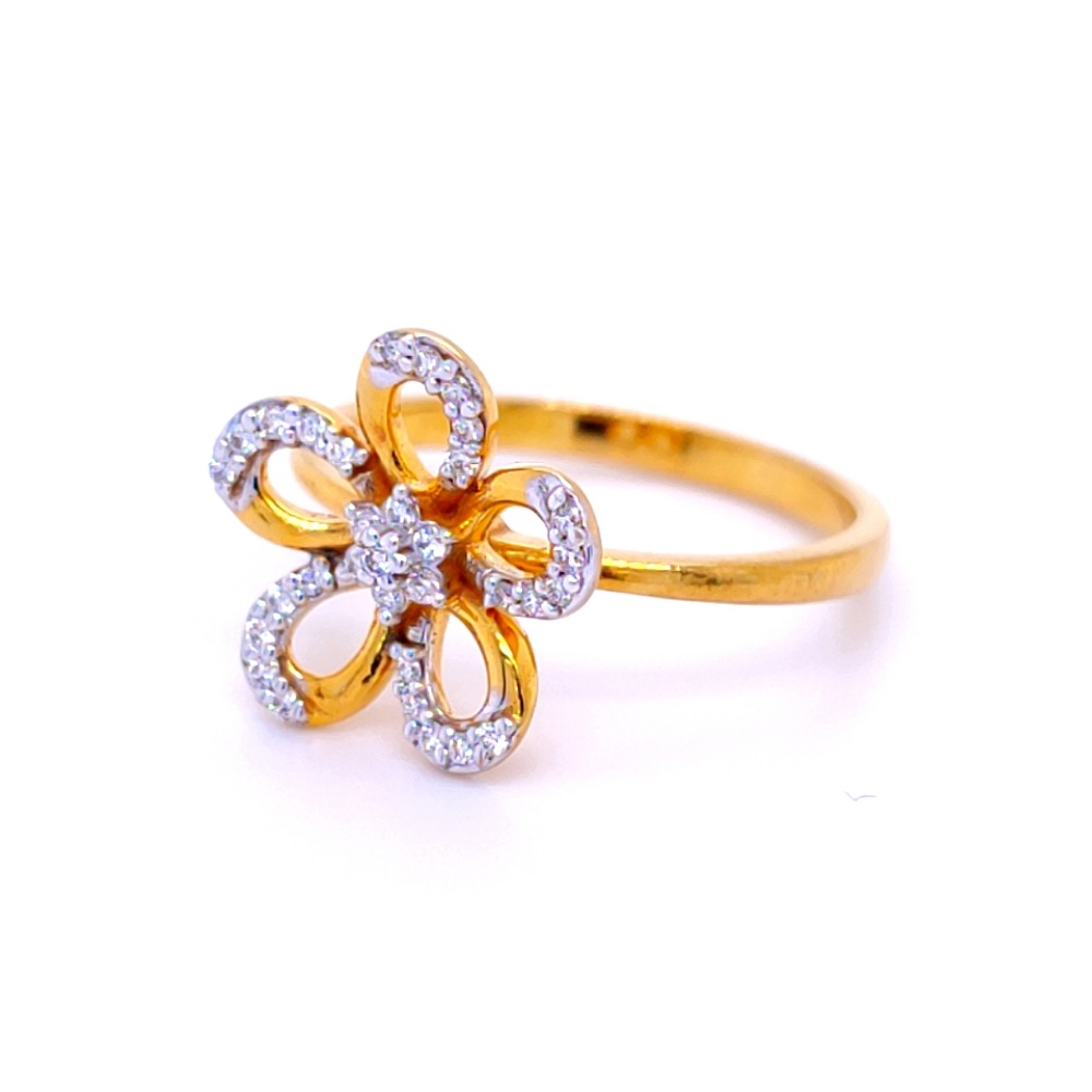 Alluring flora diamond ring for her - Image 2