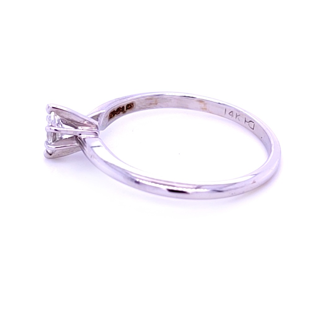 Mesmerizing solitaire marquise diamond ring in 14 kt - Image 4