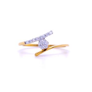 Glorious diamond flora in crossing band