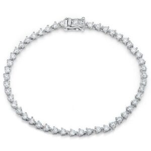 Silver Diamond Bracelet