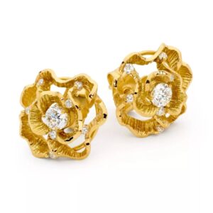 Gold Ningaloo Coral Earrings