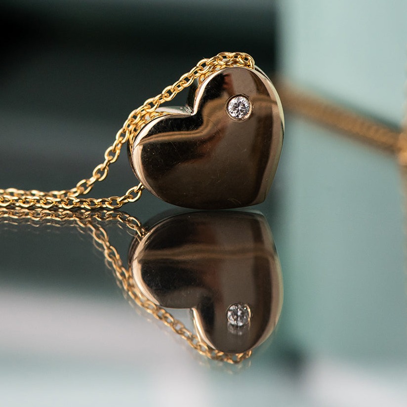Gold Heart Pendant