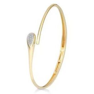 gold and diamand fancy bracelet