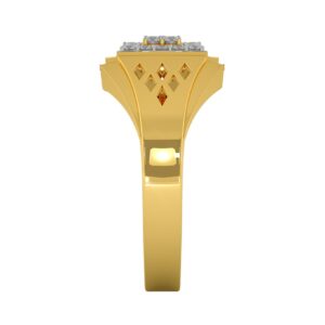 Diamond cuts ring