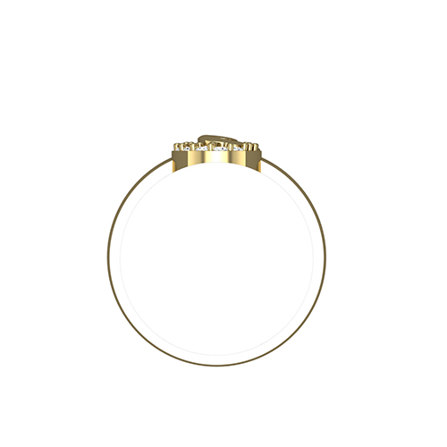 Swirling diamonds ring - Image 4