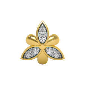 Trangle floral nosepin