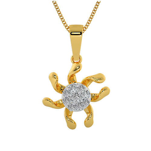Rose gold wonder pendant