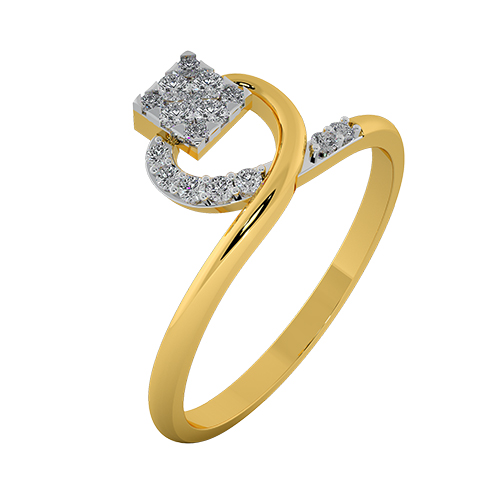 The diamond loop ring - Image 3