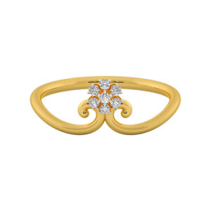Mended together ring