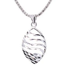 Silver Pendant Waves