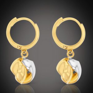 Corricella Huggie Earring With Hanging Knot