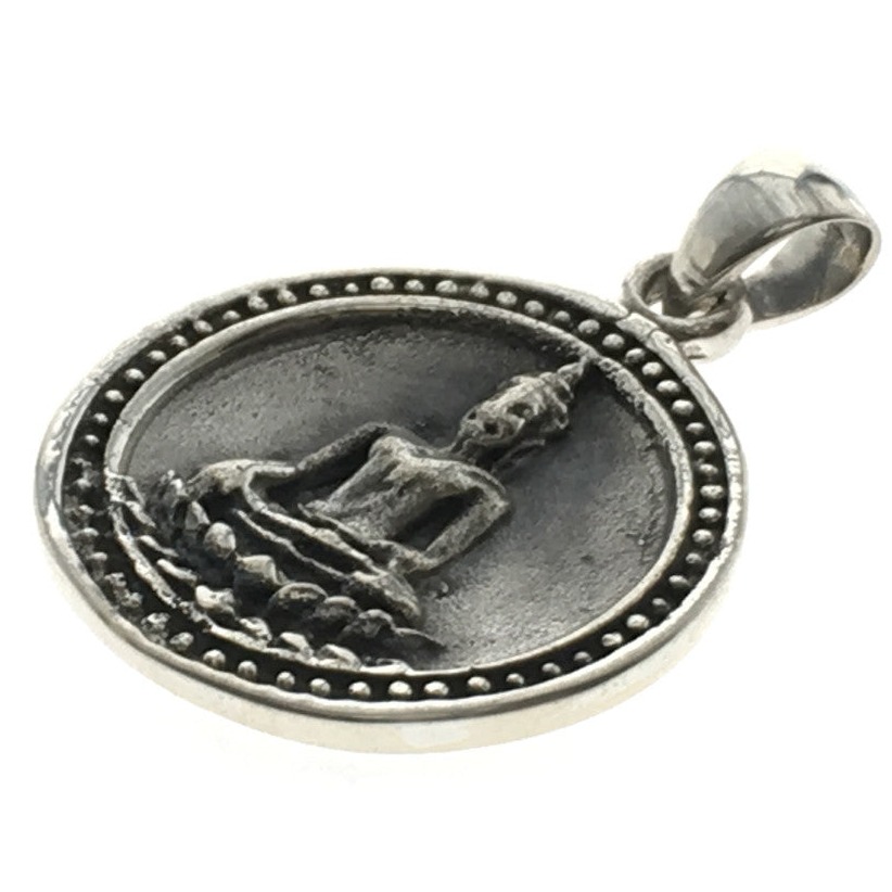 Budha Sterling Silver Pendant