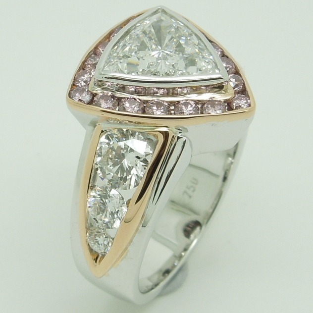 22k gold diamond fancy ring