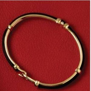 916 gold plain design bracelet