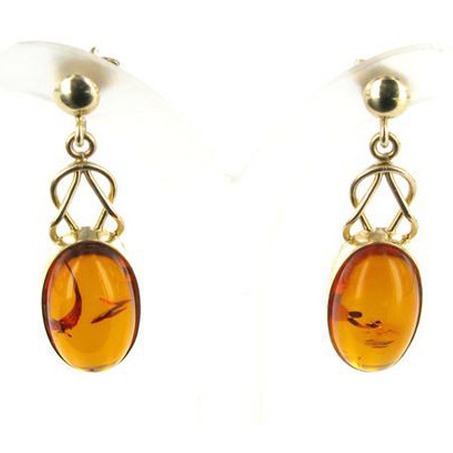 Honey Cognac Earrings