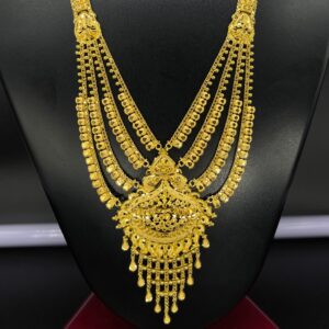 22 kt gold ranihaar fancy