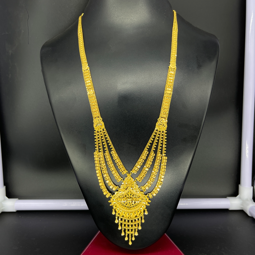 22 kt gold ranihaar fancy