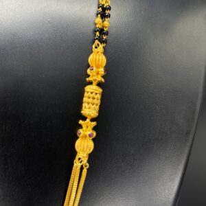 22 carat temple short mangalsutra