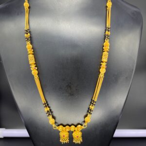 22 carat temple short mangalsutra