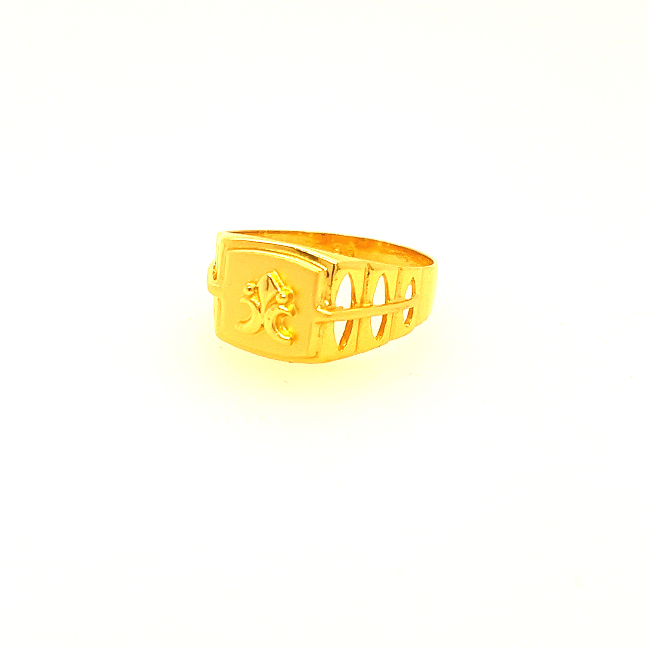 22k Yellow Gold Bond Plain Ring - Image 2