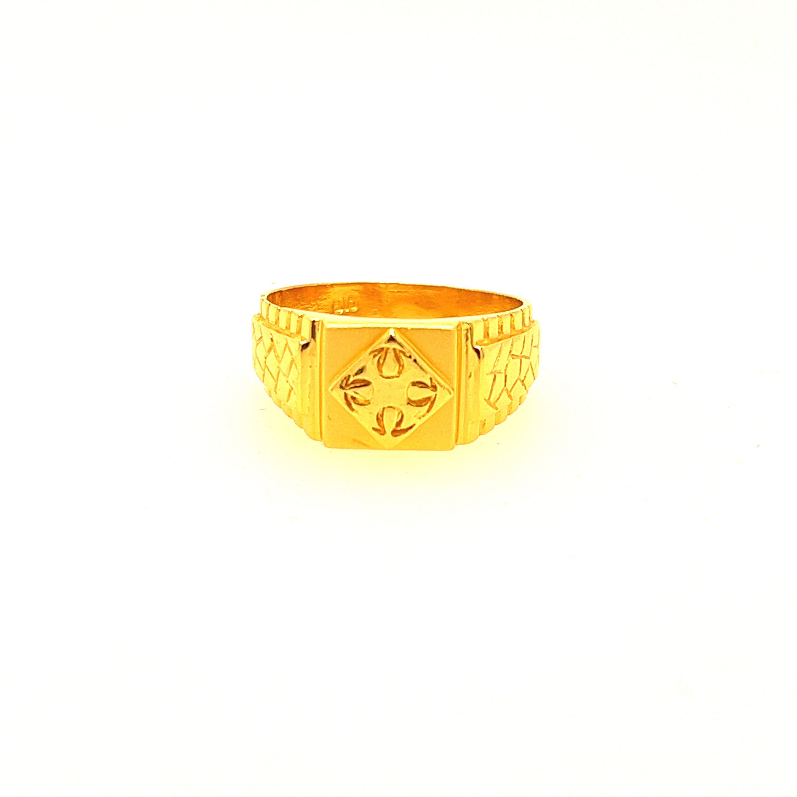 22k Yellow Gold Vintage Plain Ring