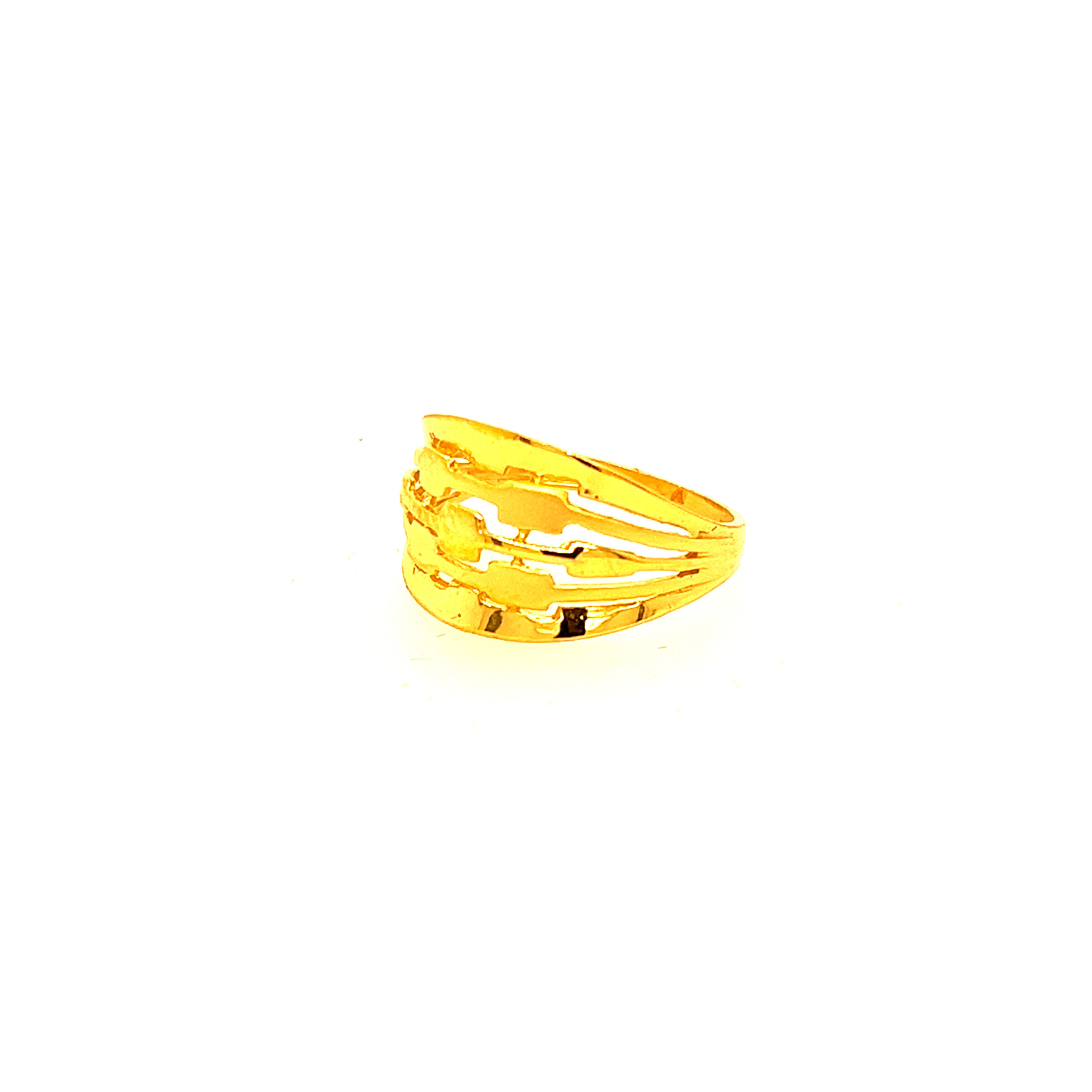 22k Gold Plain Fantasy Ring - Image 3