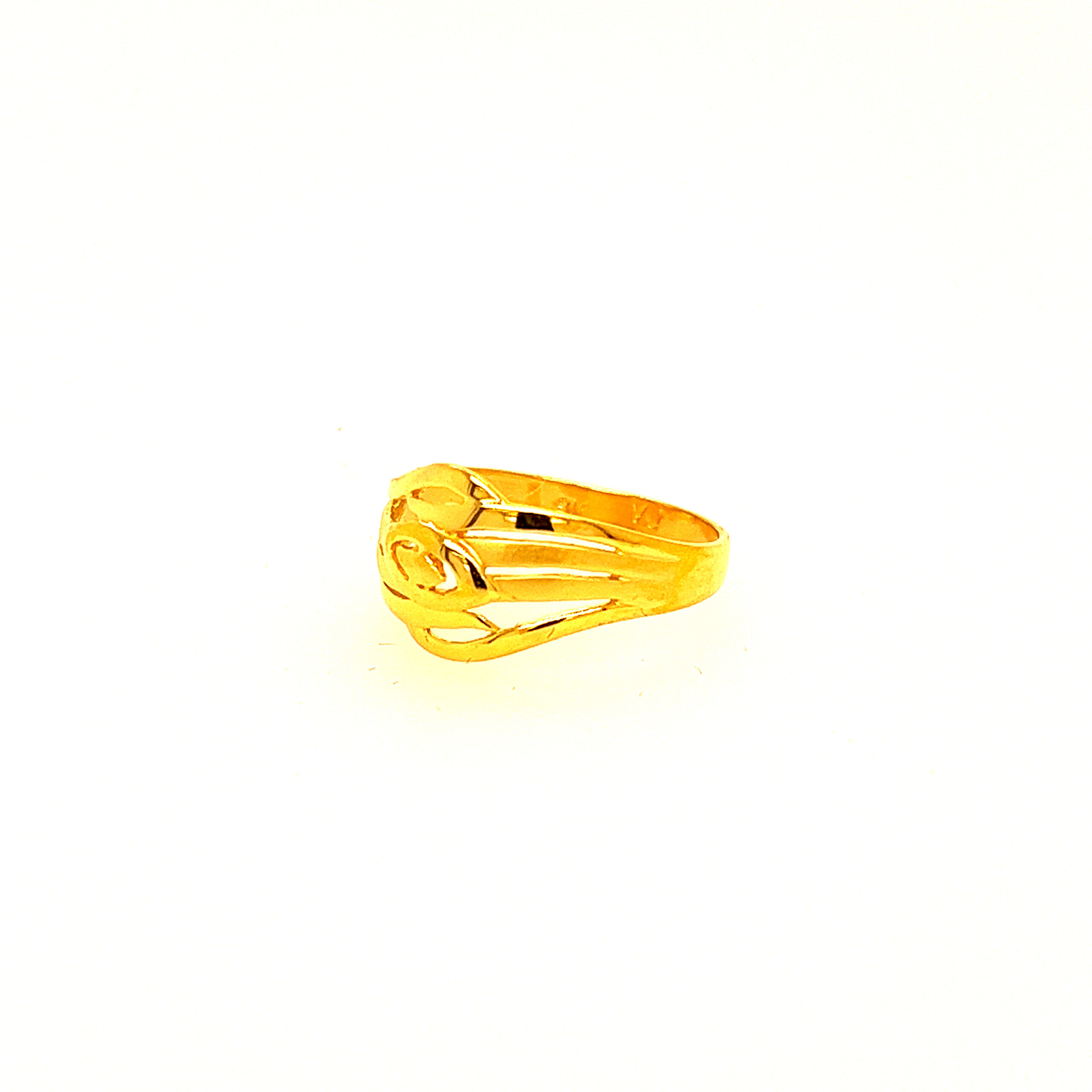 22k Gold Plain Classic Ring - Image 3