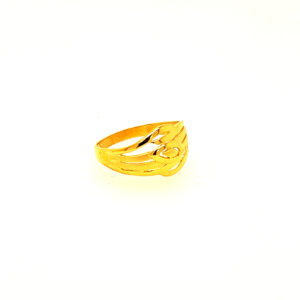 22k Gold Plain Classic Ring