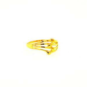 22k Gold Plain Sleek Ring