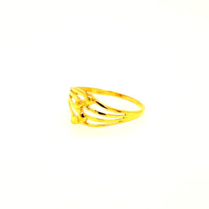 22k Gold Plain Sleek Ring