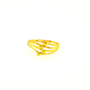 22k Gold Plain Sleek Ring