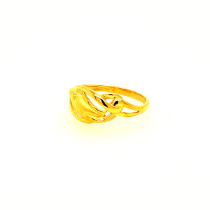 22k Gold Plain Simple Ring