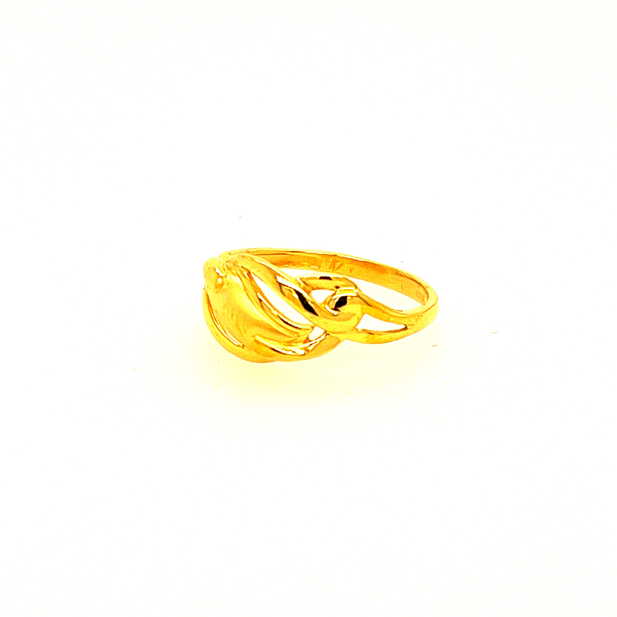 22k Gold Plain Simple Ring - Image 2
