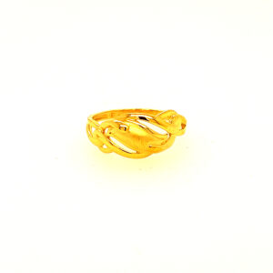 22k Gold Plain Simple Ring