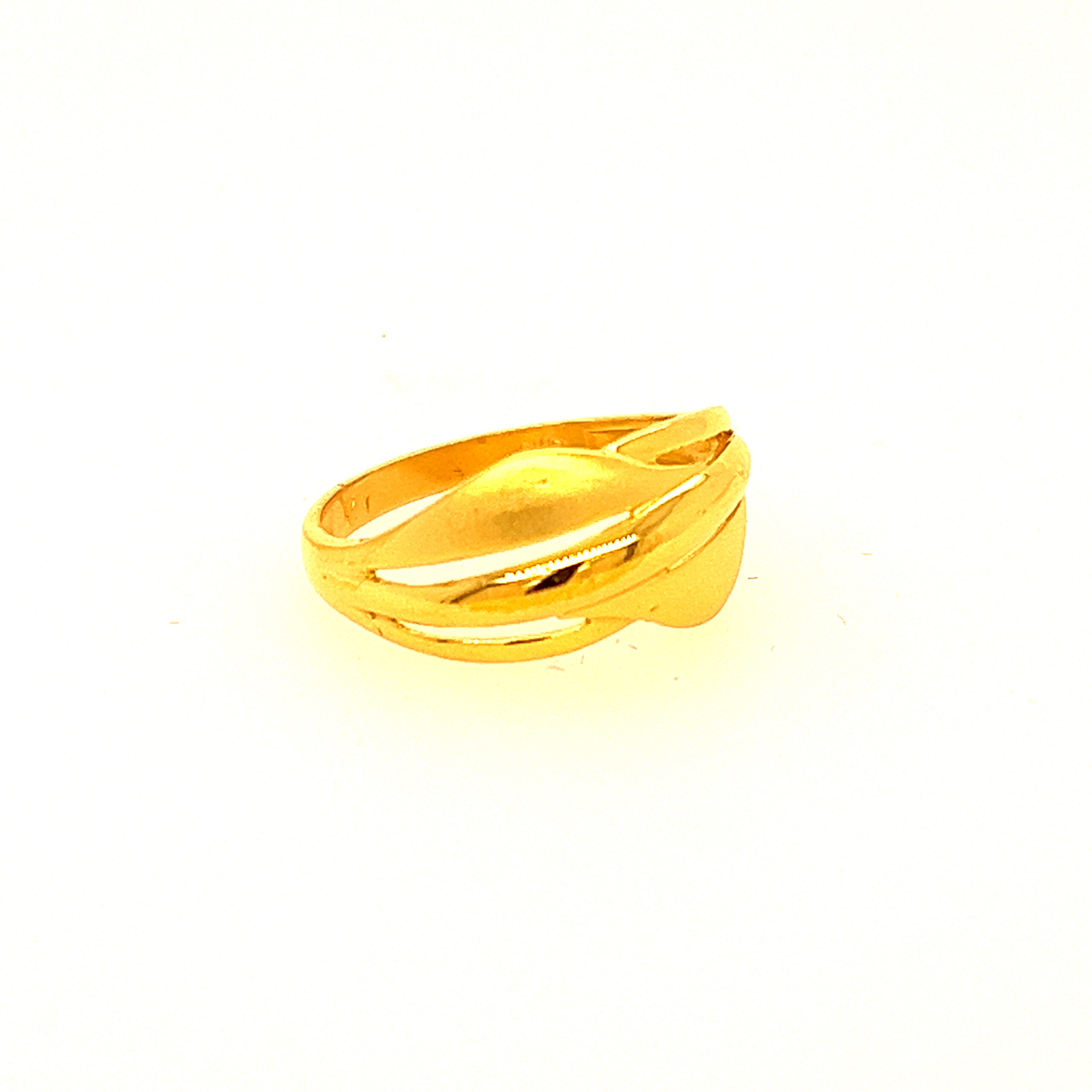 22k Gold Plain Elite Ring - Image 3