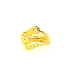 22k Gold Plain Vintage Ring