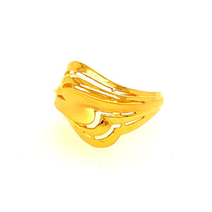 22k Gold Plain Traditional Ring