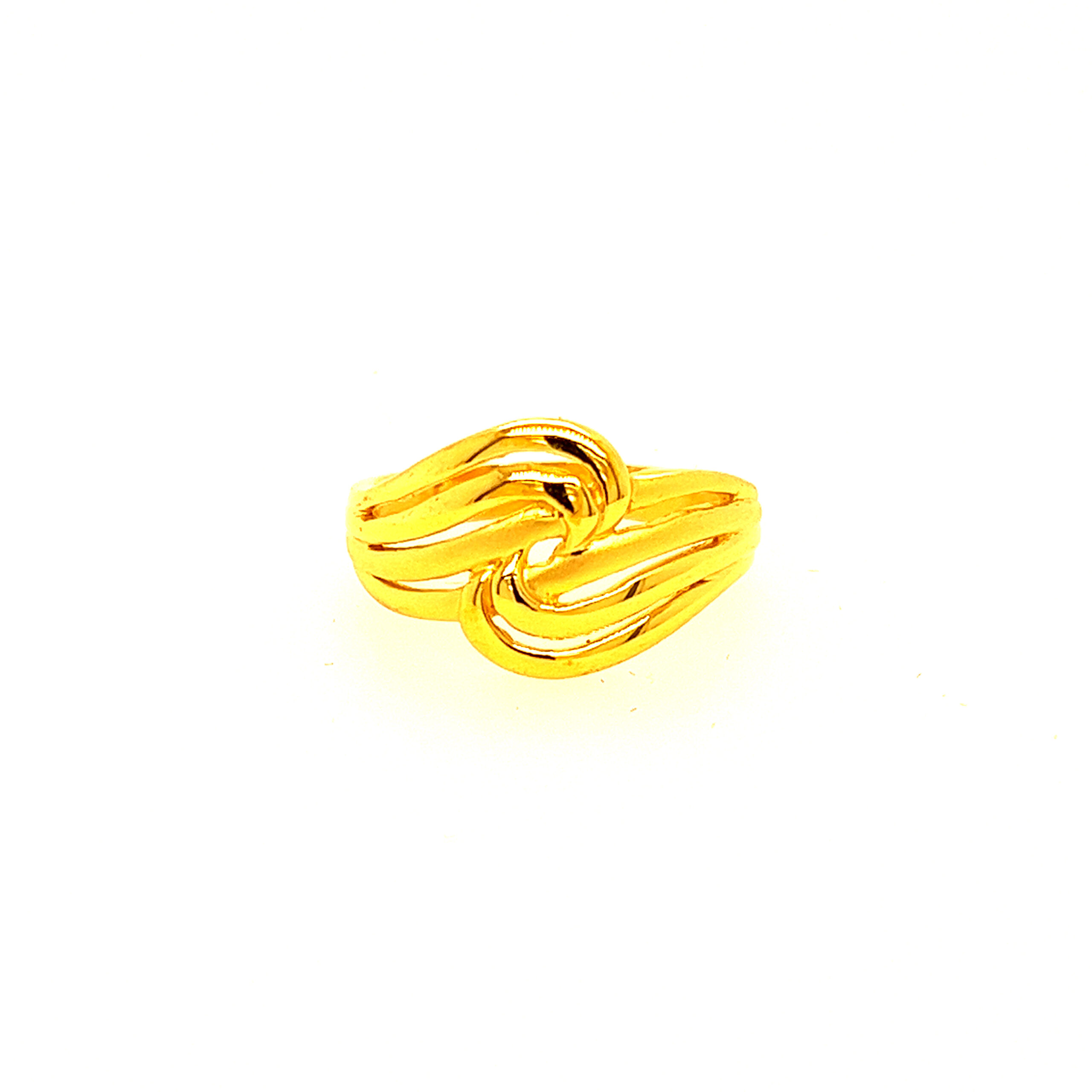 22k Gold Plain Chic Delight Ring